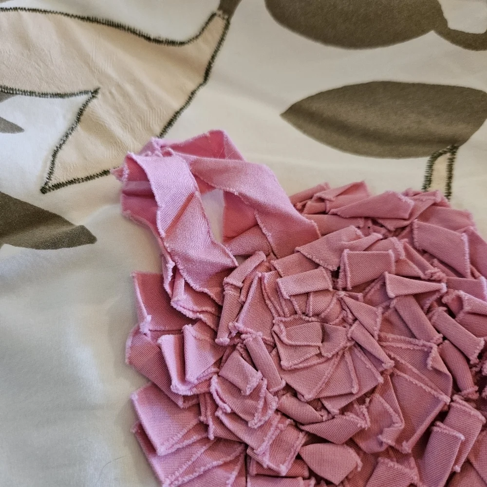 Anthropologie Vintage Ibbie Collection Flower Blooms Duvet Cover King
